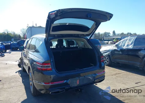 2024 Genesis Gv80 3.5T Awd из США, поврежденный, VIN KMUHCESCXRU180377